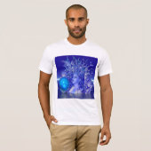 Blauer Kristall T-Shirt (Vorne ganz)