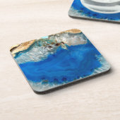 blauer Kristall Untersetzer (Linke Seite)