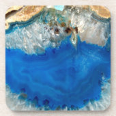 blauer Kristall Untersetzer (Vorderseite)