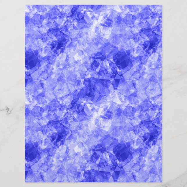 Blauer Krummling Textur (Vorderseite)