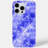 Blauer Krummling Textur Case-Mate iPhone Hülle (Rückseite)