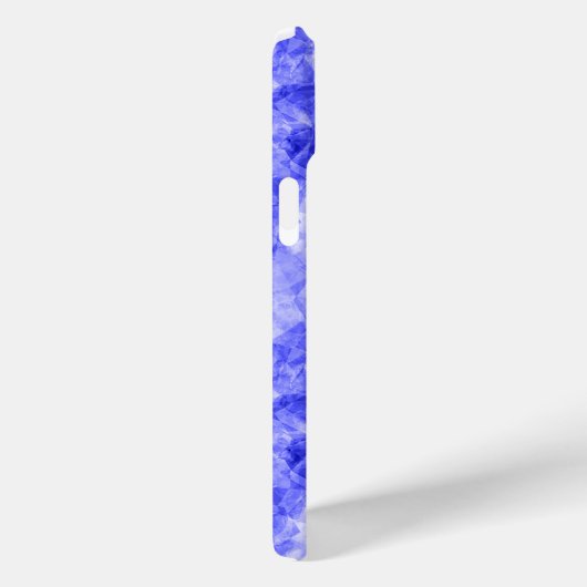 Blauer Krummling Textur Case-Mate iPhone Hülle (Rückseite / Rechts)