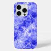 Blauer Krummling Textur Case-Mate iPhone Hülle (Rückseite)