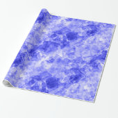 Blauer Krummling Textur Geschenkpapier (Ungerollt)