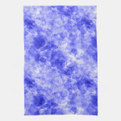 Blauer Krummling Textur Handtuch (Vertikal)
