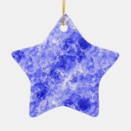 Blauer Krummling Textur Keramikornament
