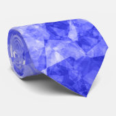 Blauer Krummling Textur Krawatte (Gerollt)