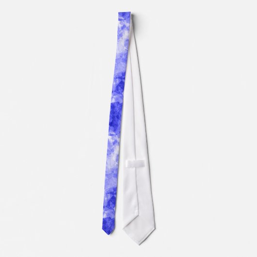Blauer Krummling Textur Krawatte (Rückseite)