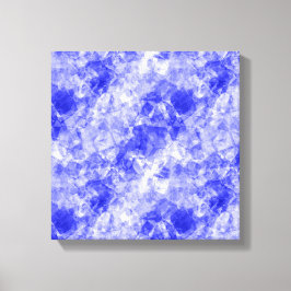 Blauer Krummling Textur Leinwanddruck