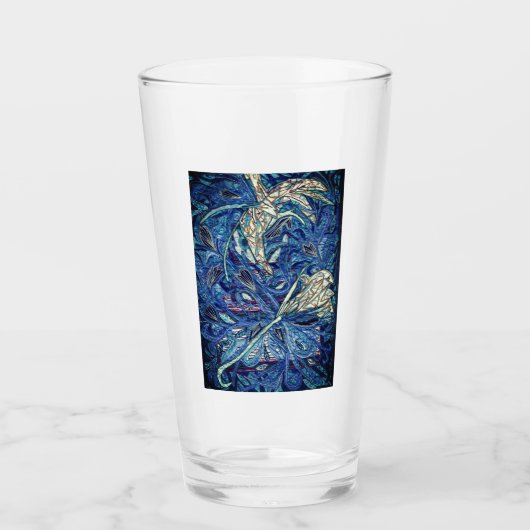 Blauer Kuchen Glas (Vorderseite)