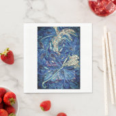 Blauer Kuchen Serviette (Beispiel)