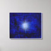 Blauer Kugelblitz Leinwanddruck (Vorderseite)