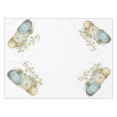 Blauer Kürbis Tischdecke (Vorderseite (Horizontal))