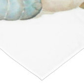 Blauer Kürbis Tischdecke (Schrägansicht)