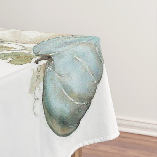 Blauer Kürbis Tischdecke (Beispiel)