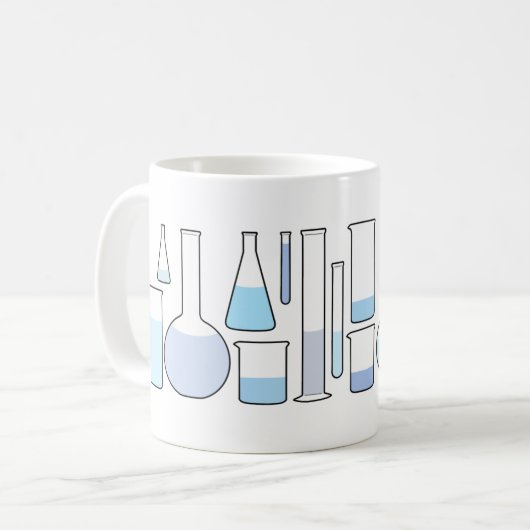 Blauer Lab Kaffeetasse (Vorderseite Links)