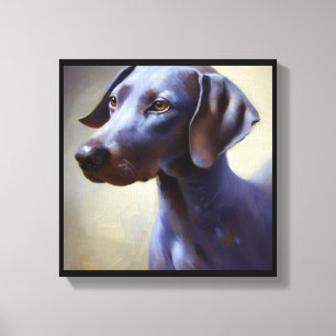 Blauer Lacy-Hund  Leinwanddruck