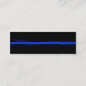 Blauer Laser Mini Visitenkarte (Rückseite)