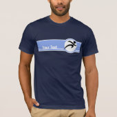 Blauer Lauf T-Shirt (Vorderseite)