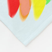 BLAUER LÄUFT WIE EIN MÄDCHEN PERSONALISIERTER FLEE FLEECEDECKE (Ecke)