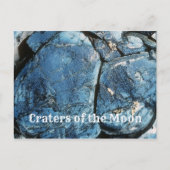 Blauer Lavafluss des Drachen, Krater des Mondes Postkarte (Vorderseite)