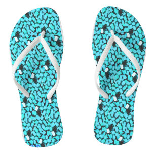 Blauer Lawinenschwanz Badesandalen