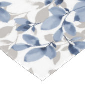 Blauer Leaf Tischdecke (Schrägansicht)