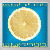 Blauer Lebendspass Poster (Vorne)