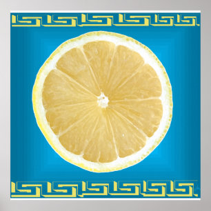 Blauer Lebendspass Poster