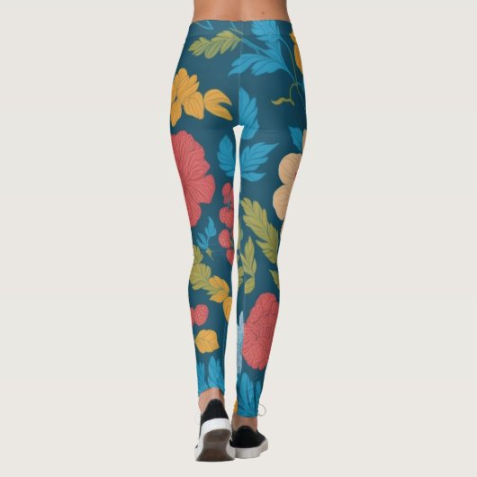 Blauer Leggings (Rückseite)