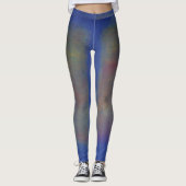 Blauer Leggings Design. (Vorderseite)