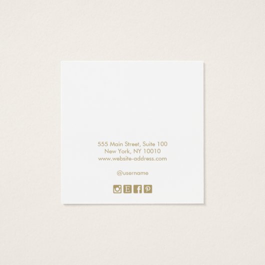 Blauer Leinenschild (Rückseite)