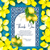 Blauer Lemon Amalfi Positano Brautparty