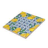 Blauer Lemon Fliese (Seite)