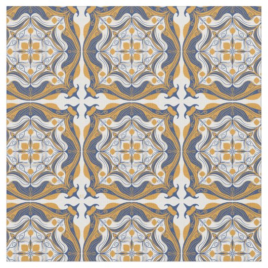 Blauer Lemon Stoff (Nahaufnahme)