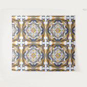 Blauer Lemon Wandteppich (Vorderseite (Horizontal))