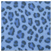 Blauer Leopard Tierdruckmuster Stoff (Muster)