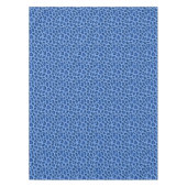 Blauer Leopard Tierdruckmuster Tischdecke (Vorderseite)