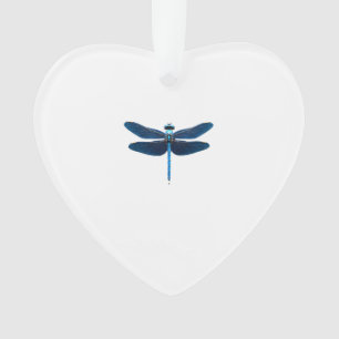 Blauer Libelle - Insekten-Wildtier-Tierliebhaber E Ornament