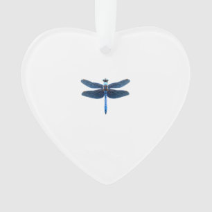 Blauer Libelle - Insekten-Wildtier-Tierliebhaber E Ornament