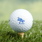 Blauer Libellen-Design Golfball (Insitu T-Shirt)