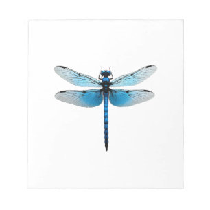 Blauer Libellen - Insekten-Wildlife-Tierliebhaber Notizblock