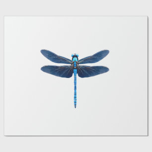 Blauer Libellen - Insekten-Wildtier-Tierliebhaber Geschenkpapier