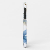 Blauer Libellen und Blumen iPhone  Case-Mate iPhone Hülle (Hinten/Links)