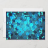 Blauer Lichter Einladung (Rückseite)
