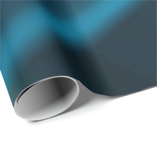 Blauer Lichtstrahl Geschenkpapier (Rolleneckpunkt)