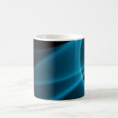 Blauer Lichtstrahl Kaffeetasse (Mittel)