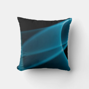 Blauer Lichtstrahl Kissen