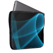 Blauer Lichtstrahl Laptopschutzhülle (Vorne Rechts)