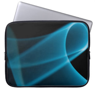 Blauer Lichtstrahl Laptopschutzhülle